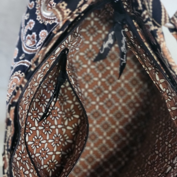 Vera Bradley EUC Y2K Brown Caffe Quilted Shoulder Bag - Picture 6 of 16